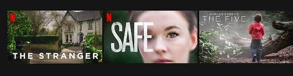 2. 'The Stranger', Harlan'ın ilk Netflix dizisi değil. Daha önce 'The Five' ve 'Safe' adında iki mini cinayet dizisi ortaya çıkardı.
