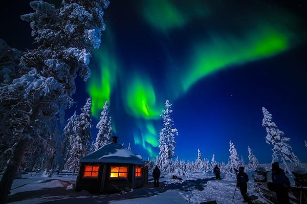 1. Laponya, Finlandiya - Kuzey Işıklarını görmeyi kim istemez ki?