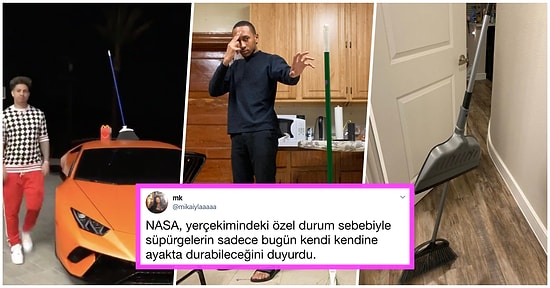 Süpürgelerin Esrarengiz Bir Şekilde Ayakta Durduğu 2020'nin İlk Akımı: #NasaBroomChallenge