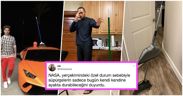 Süpürgelerin Esrarengiz Bir Şekilde Ayakta Durduğu 2020'nin İlk Akımı: #NasaBroomChallenge