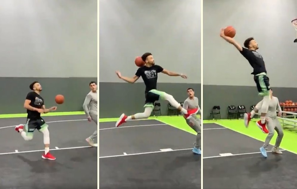 Bu Nasıl Bir Zamanlama! Son Zamanlarda Görebileceğiniz En İyi Smaç Videosu!