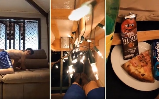 Kanepenin İçinde Kendine Bambaşka Bir Dünya İnşa Eden Adam!