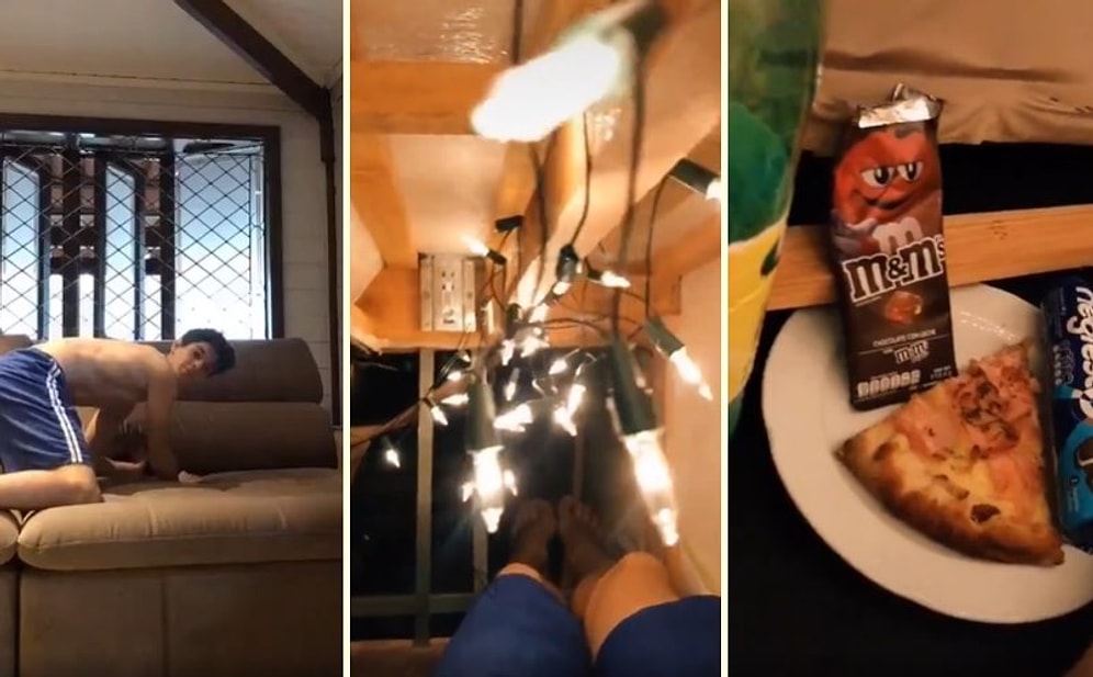 Kanepenin İçinde Kendine Bambaşka Bir Dünya İnşa Eden Adam!