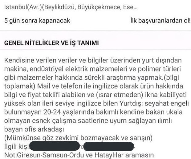 kriterlerini okuyunca gercekten calisan arayip aramadigini sorgulayacaginiz ne idugu belirsiz is ilani ve tepkiler kriterlerini okuyunca gercekten calisan arayip aramadigini sorgulayacaginiz ne idugu belirsiz is ilani ve tepkiler