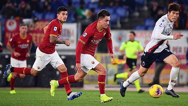 Serie A'nın 23. haftasında Roma, Bologna'ya sahasında 3-2 mağlup oldu ve ligde üst üste 2. mağlubiyetini aldı. Cengiz Ünder, 57 dakika sahada kaldı.