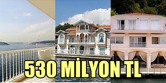 Piyangodan Büyük İkramiye Çıksa Bile Paranızın Yetmeyeceği Türkiye'nin En Pahalı Konutları
