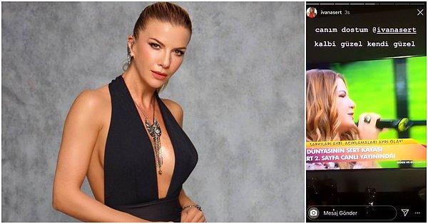 7. Ivana Sert, kendi Instagram hesabından kendisini "Canım dostum" diyerek övünce kafalar karıştı!