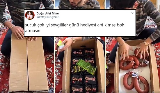 'Ramazan Kolisi' Gibi Sevgililer Günü Kolisi Hazırlayan İnsanlardan İzlerken Kilo Aldıracak İlginç TikTok Akımı!