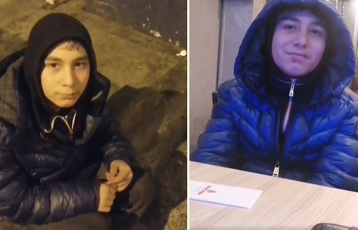 Sokakta Yaşadığını Söyleyen Çocuğun Önce Karnını Doyuran Sonra da Evine Alan Güzel İnsan!