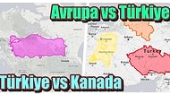 Ülkelerin Haritalardan Aklınıza Kazınmış Büyüklük Algılarını Anında Değiştirecek 13 Şaşırtıcı Karşılaştırma