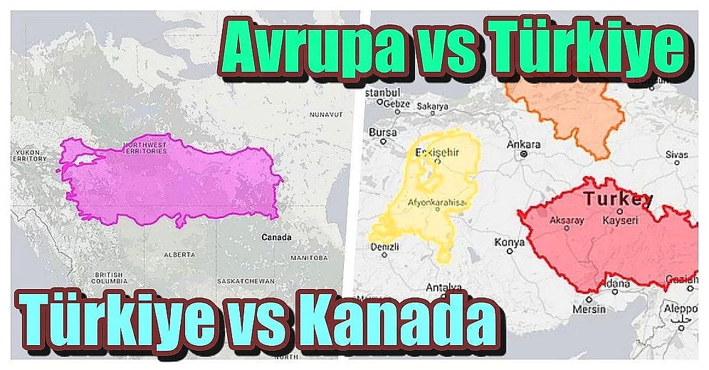 Ülkelerin Haritalardan Aklınıza Kazınmış Büyüklük Algılarını Anında Değiştirecek 13 Şaşırtıcı Karşılaştırma