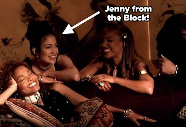17. Jennifer Lopez, ünlü olmadan önce Janet Jackson'ın 'That's The Way Love Goes' şarkısının klibinde oynamıştır.
