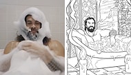 Hayallerimiz Gerçek Oldu! Yakışıklılığıyla Akıl Çelen Jason Momoa'lı Boyama Kitabı Piyasada