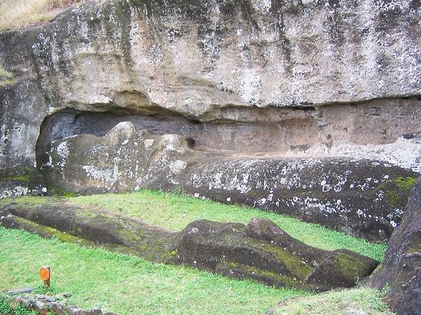 11. Paskalya Adası'nda hala tamamlanmamış taş heykeller olduğunu biliyor muydunuz?