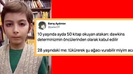 Daha 10 Yaşında 250 Kitap Bitirdiğini Söyleyen Adeta Filozof Havasında Konuşmalar Yapan Atakan'a Gelen Komik Tepkiler