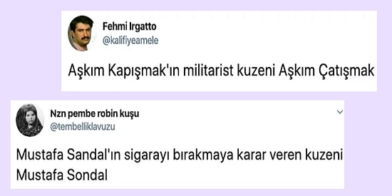 Trende Uyup Ünlülere Kelime Şakalı Kuzen İsmi Üreterek Güldüren Mizahşörler