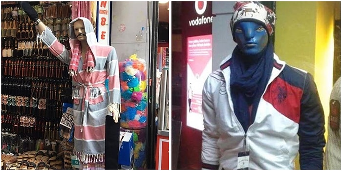 Karşımıza Çıksa Garipliğiyle Şaşkınlıktan Dilimizi Yutturacak Olan 17 'Vitrin Mankeni'