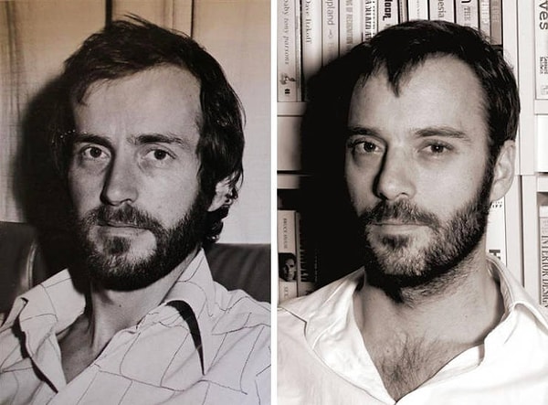 7. «Это мой отец в 33 года и я в 38».