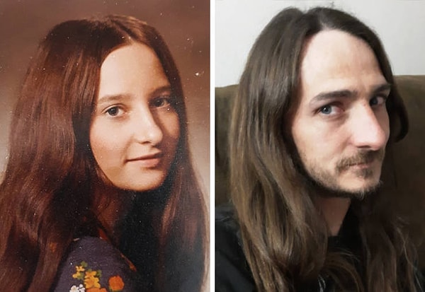 16. "Мой муж всегда говорил, что в молодости он был больше похож на своего отца, а не на маму. Я решила доказать, что он не прав"