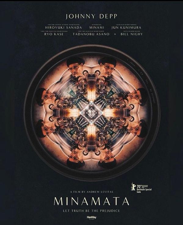 6. Johnny Depp’in başrolde olduğu yeni filmi Minamata için ilk poster yayınlandı.