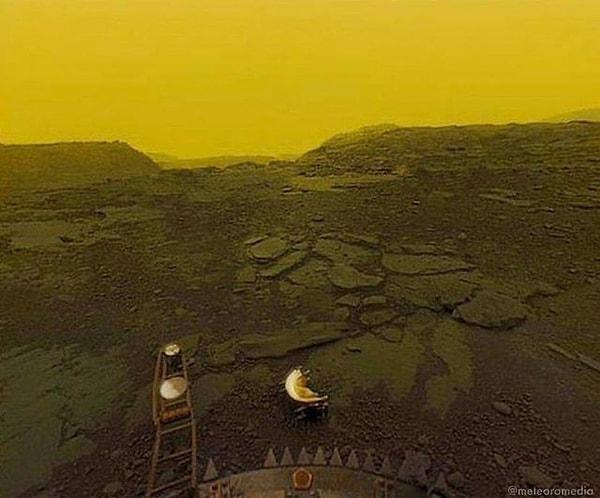 13. Venüs'ün yüzeyinin en açık fotoğrafı...