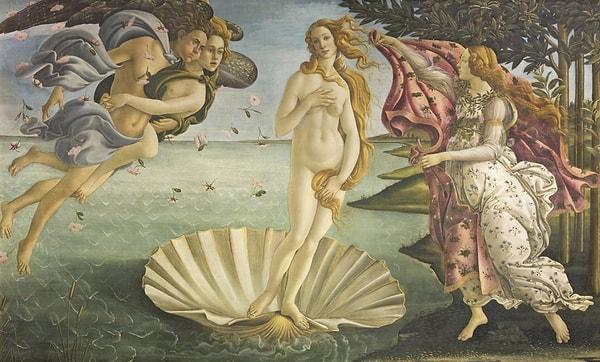 Sandro Botticelli’nin “Venüs'ün Doğuşu” tablosu