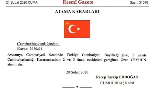 Dev-Yol'dan İdamla Yargılanmıştı: Ozan Ceyhun'un Avusturya Büyükelçisi Olarak Atanması Tartışmaların Odağında