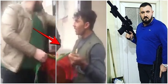 Sokaktaki Afgan Gencin Boynundaki Bayrağı Çıkartarak Irkçı Saldırı Gerçekleştiren Kişi Tepkilerin Odağında