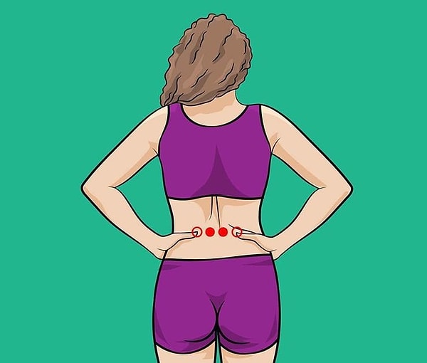 11. Точки в середине талии