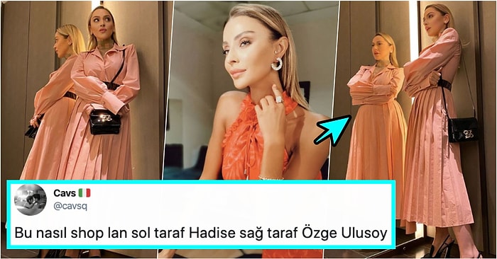 Hadise'nin Aynadan ve Yandan Bambaşka Kişilere Benzeyen Talihsiz Photoshop Deneyimi Apışıp Kalmamıza Sebep Oldu