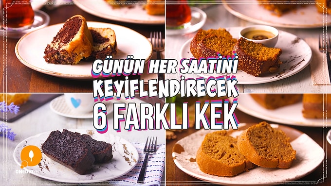 Günün Her Saatini Keyiflendirecek 6 Farklı Kek