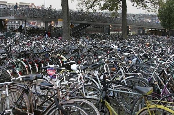 23. Hollanda'da insan popülasyonundan daha çok bisiklet var diyebilir miyiz?
