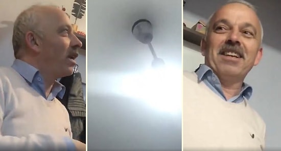 Kızını İstemeye Gelecekleri İçin Lambanın Etrafına Göbek İsteyen Eşini Ti'ye Alan Adam!