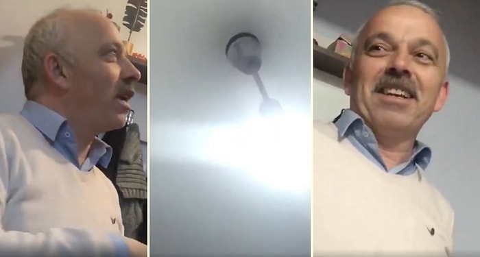 Kızını İstemeye Gelecekleri İçin Lambanın Etrafına Göbek İsteyen Eşini Ti'ye Alan Adam!