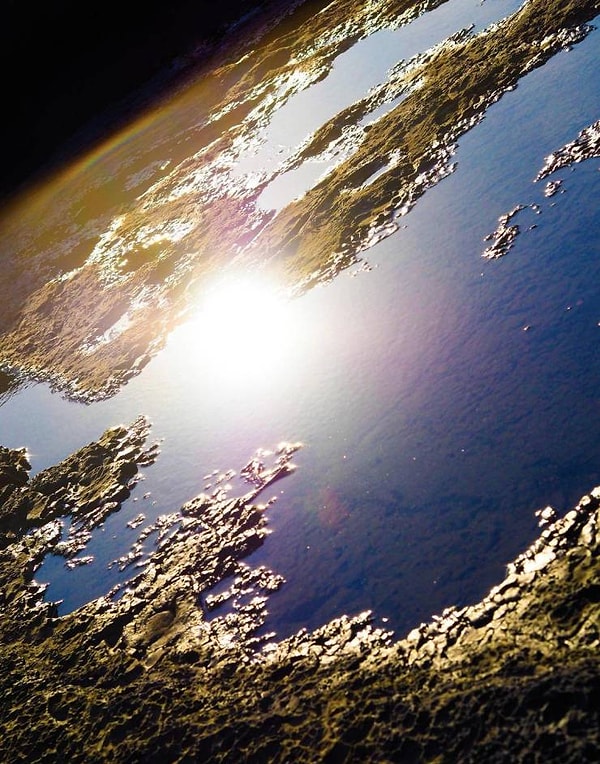 17. «Эта фотография лужи выглядит как вид Земли из космоса».