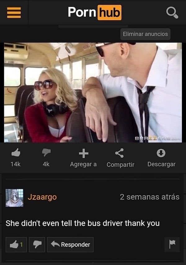 23. "Otobüs şoförüne bir teşekkür bile etmedi."