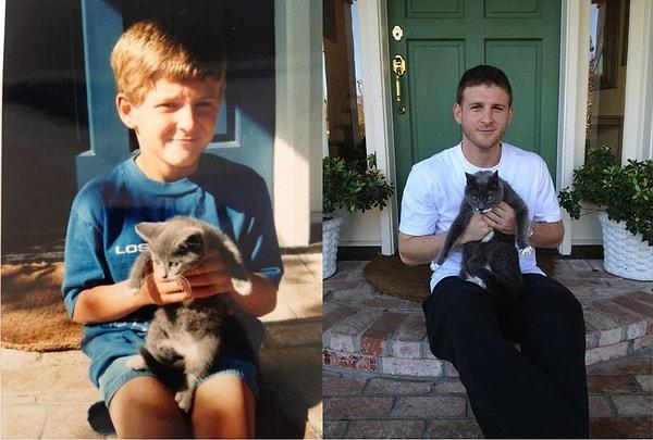 20. "Kedim ve ben aynıyız, tek değişen ise geçen 17 yıl."