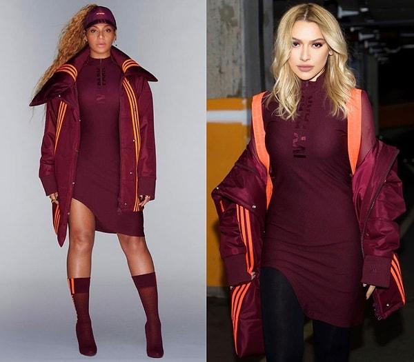 15. Son olarak ünlü isimler Beyoncé'nin Adidas'la ortak çıkardığı Ivy Park koleksiyonundan giyinen ünlüler pişti konusu oldu.