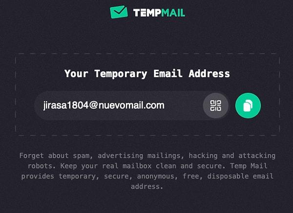 1. Temp Mail