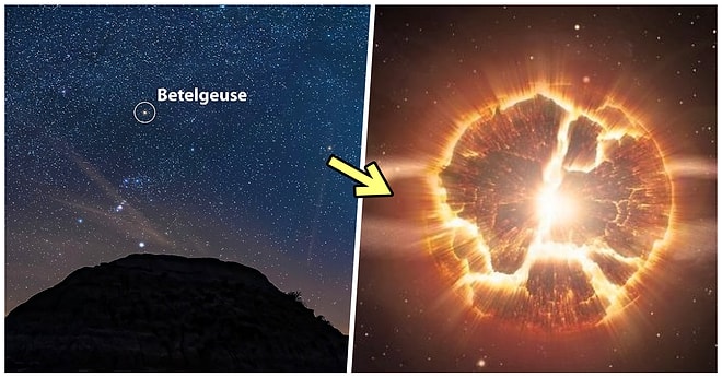 Patlaması Durumunda İnsanlığın Gördüğü En Parlak Süpernovaya Dönüşecek Olan Betelgeuse Yıldızı