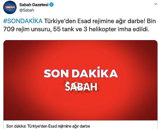 İlk önce tüm Türkiye, Suriye'de yaşananları konuşurken medya kuruluşlarının birkaç dakika arayla attığı ortak manşet kafalarda soru işaretlerine neden oldu.