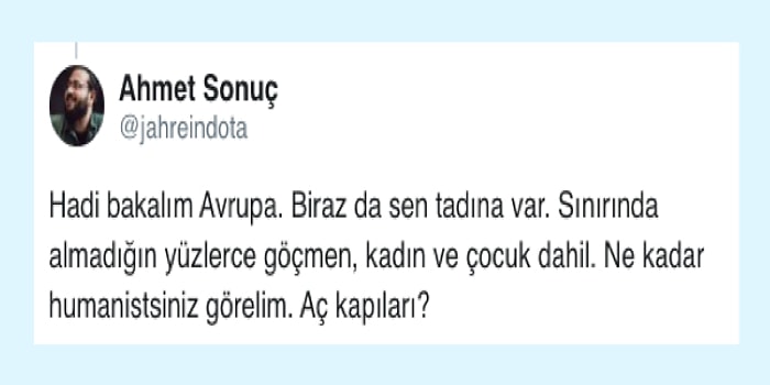 Kontrolün Kaldırılmasıyla Mültecilerin Sınırlara Yığılması Sosyal Medyanın Gündeminde