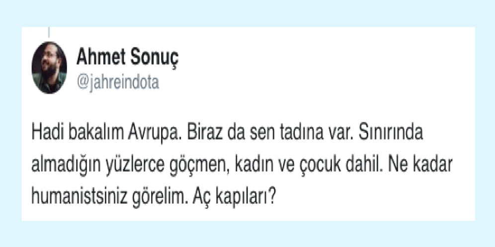 Kontrolün Kaldırılmasıyla Mültecilerin Sınırlara Yığılması Sosyal Medyanın Gündeminde