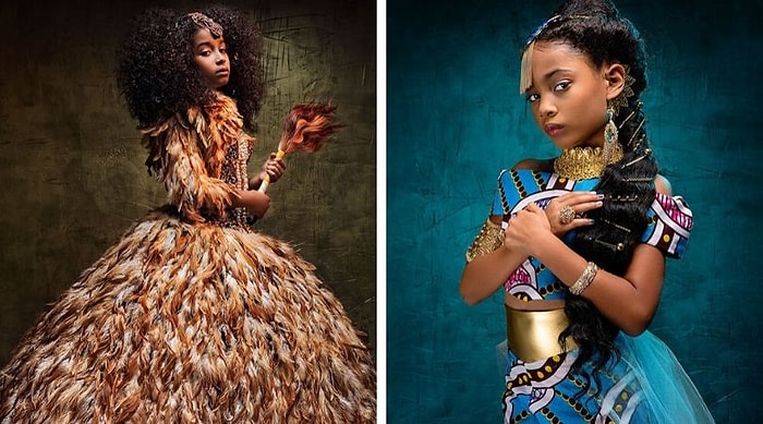 Как выглядели бы диснеевские принцессы, если они были афроамериканками (14 фото)