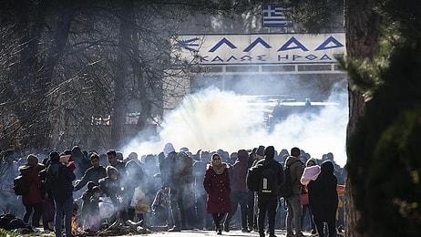 Pazarkule Sınır Kapısı'nı Kapatan Yunanistan'dan Göçmenlere Gazlı Müdahale