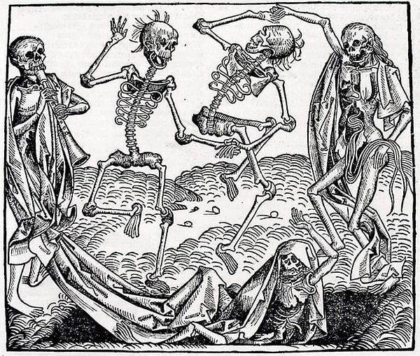 3. 1346-1353 yılları arasında 75 ila 200 milyon insanın ölümüne sebep olarak tarihe kazınan Kara Ölüm