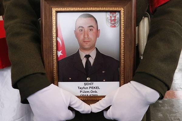Piyade Uzman Onbaşı Tayfun Pekel'in cenazesi, memleketi Samsun'da toprağa verildi.