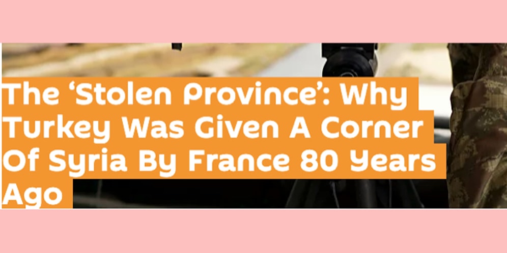 Hatay İçin "Çalınan Bölge" İfadesini Kullanan Rus Medyasına En Anlamlı Yanıt Twitter'dan Geldi