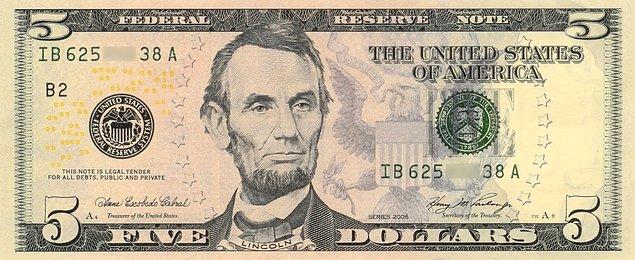 12. Abraham Lincoln barmendi.