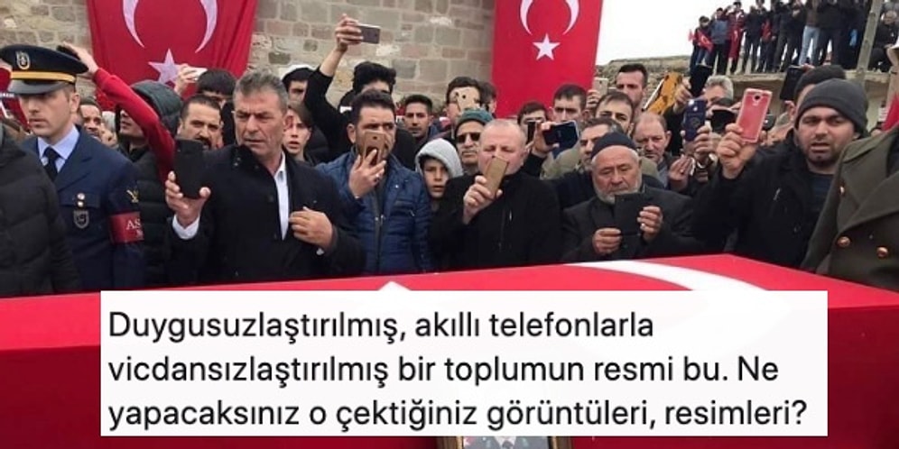 İdlib'de Kaybettiğimiz Şehidimizin Naaşıyla Fotoğraf Çekmeye Çalışan Kişiler Tek Bir Kareyle Bizleri İnsanlığımızdan Soğuttu